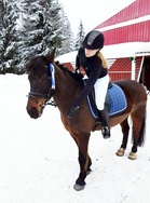 Ilona Jäntti ja Odüssus
©Pia Jäntti