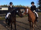 Ilona Jäntti - Odüssus, Miila Pulkkinen - Ronny.
Kuva ©Mari