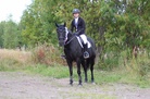 80cm pronssia Anniina Teittinen, Coolatuder Shadow, Varkauden Ratsastuskeskus